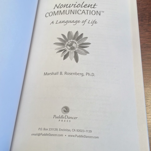 Nonviolent Communication A Language of Life book - Picture 2 of 8